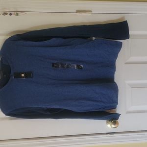 Banana Republic NWT M Blue Long sleeve tshirt